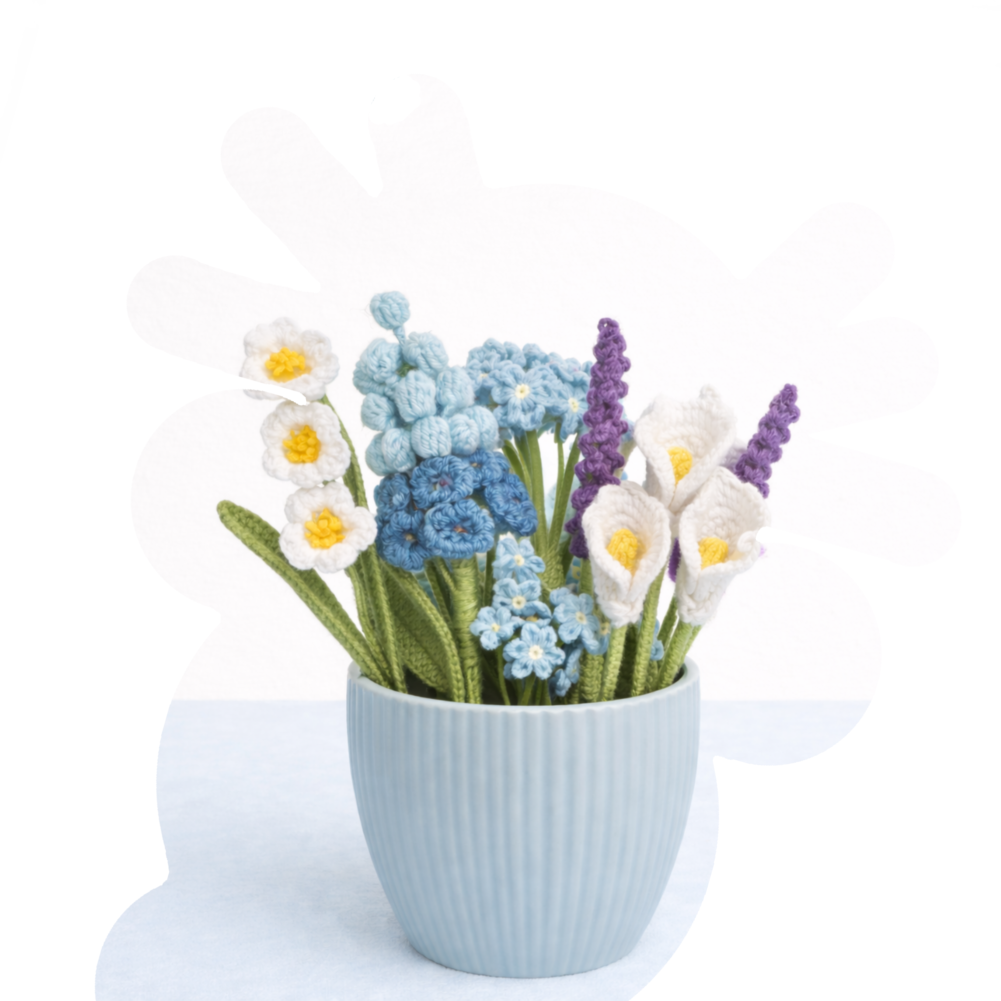 Axolotl with flower pot